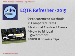 EQTR Refresher - 2015