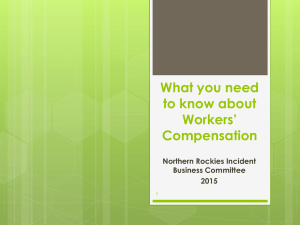 What you need to know about Workers’ Compensation