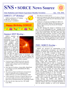 SNS • SORCE News Source SORCE’s 13 Birthday!