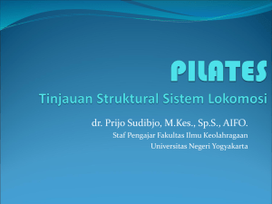 dr. Prijo Sudibjo, M.Kes., Sp.S., AIFO. Staf Pengajar Fakultas Ilmu Keolahragaan