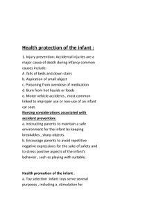 Health protection of the infant :