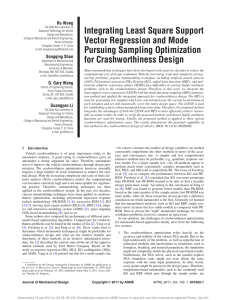 Integrating Least Square Support Vector Regression and Mode Hu Wang