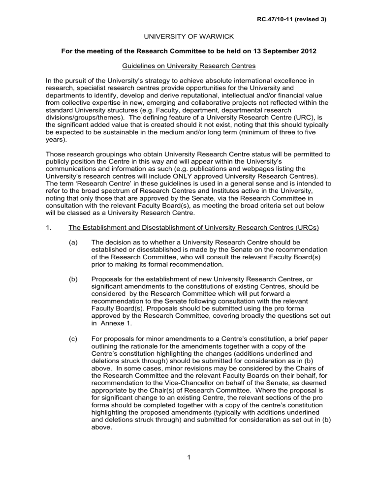 warwick university dissertation guidelines