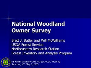 National Woodland Owner Survey