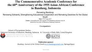 The Commemorative Academic Conference for the 60 in Bandung, Indonesia