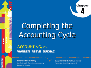 4 Completing the Accounting Cycle 1