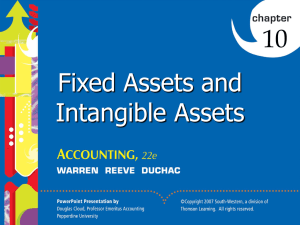 Fixed Assets and Intangible Assets 10 Click to edit Master title style