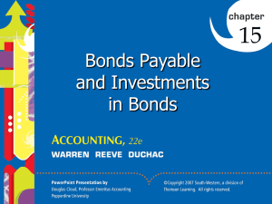 15 Bonds Payable and Investments in Bonds