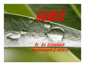 GAMES By  Ani Setyaningsih  Page 1