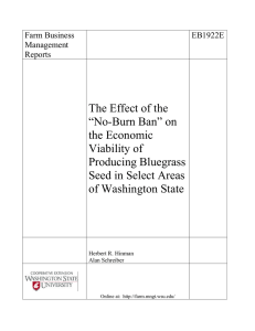 The Effect of the “No-Burn Ban” on the Economic Viability of