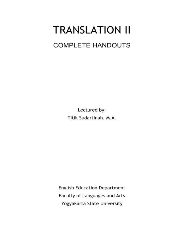 work assignment translation