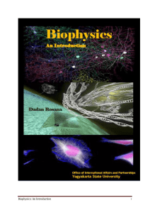 Biophysics: An Introduction i