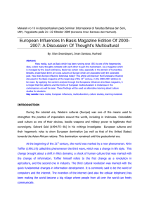 European Influences In Basis Magazine Edition Of 2000-