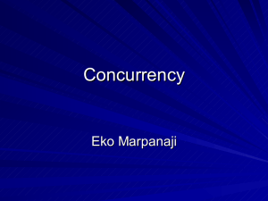Concurrency Eko Marpanaji
