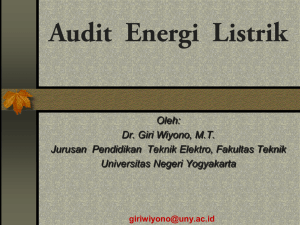 Audit  Energi  Listrik