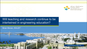 Will teaching and research continue to be intertwined in engineering education?