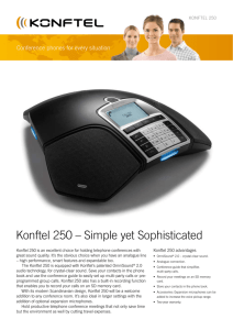 Konftel 250 – Simple yet Sophisticated Conference phones for every situation