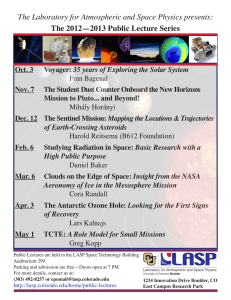 The Laboratory for Atmospheric and Space Physics presents: