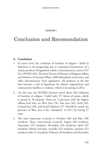 Conclusion and Recomendation A. Conclusion