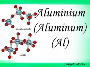 Aluminium (Aluminum) (Al) pranjoto utomo
