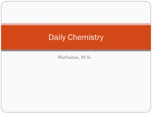 Daily Chemistry Marfuatun, M.Si.