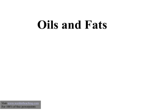 Oils and Fats Visit  For 100’s of free powerpoints