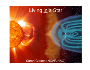 Living in a Star Sarah Gibson (NCAR/HAO)