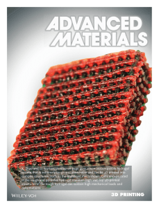 X. Zhao and co-workers develop on page 4035 a new... system that is extremely tough and stretchable and can be...