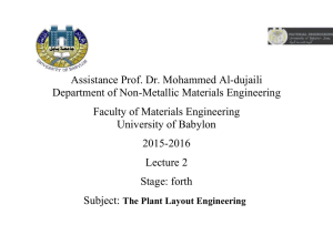 Assistance Prof. Dr. Mohammed Al-dujaili Department of Non-Metallic Materials Engineering