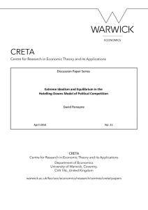 Extreme Idealism and Equilibrium in the Hotelling-Downs Model of Political Competition