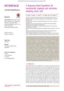 A frequency-based hypothesis for mechanically targeting and selectively attacking cancer cells Research