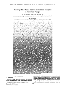 A Survey of the Plasma Electron Environment of Jupiter: