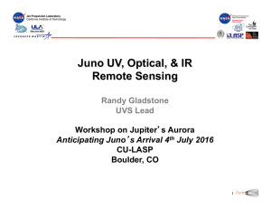 Juno UV, Optical, &amp; IR Remote Sensing  ’