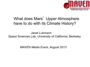 What does Mars’ Upper Atmosphere Janet Luhmann
