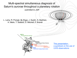 Multi-spectral simultaneous diagnosis of Saturn's aurorae throughout a planetary rotation