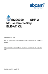 ab206309  –    SHP-2 Mouse SimpleStep ELISA® Kit
