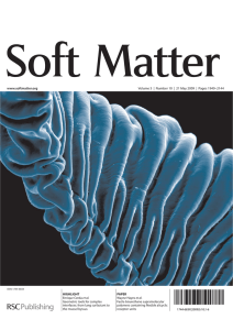 Soft Matter www.softmatter.org