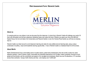 Risk Assessment Form: Warwick Castle About us