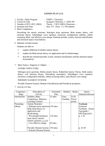 1.  Faculty / Study Program :  FMIPA / Chemistry