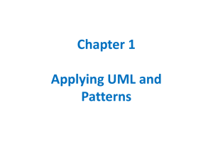 Chapter 1 Applying UML and Patterns