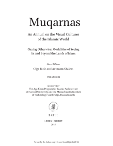 Muqarnas An Annual on the Visual Cultures of the Islamic World