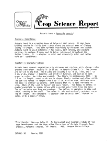 Science Report rop Ore on Sta e
