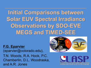 Initial Comparisons between Solar EUV Spectral Irradiance Observations by SDO-EVE MEGS and TIMED-SEE