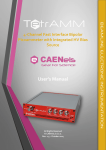 User’s Manual 4-Channel Fast Interface Bipolar Picoammeter with Integrated HV Bias