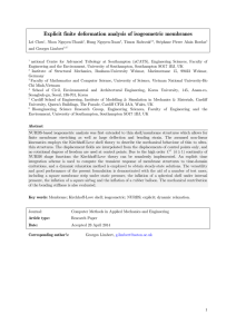 Explicit finite deformation analysis of isogeometric membranes