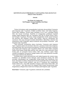 1 KONTINUITAS DAN PERUBAHAN VASTUSASTRA PADA BANGUNAN JOGLO YOGYAKARTA