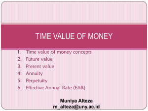 Materi Financial Management_Time Value of Money