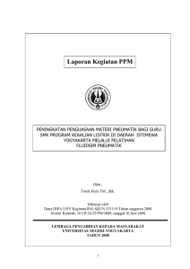 Laporan Kegiatan PPM