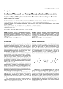 Synthesis of Miconazole and Analogs Through a Carbenoid Intermediate