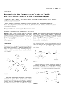 meso with Phenyllithium Catalyzed by Chiral Schiff Base Ligands